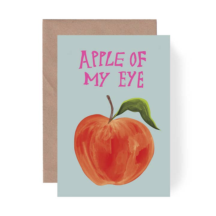 Apple Card, Valentines Card, Anniversary Card, Fruit Card for wholesale by Tomekah George