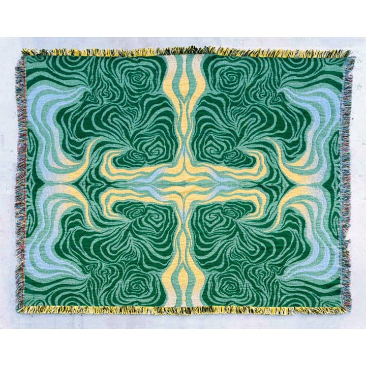 Safety Blanket for Your Trip, Green Radiance for wholesale by supernormal