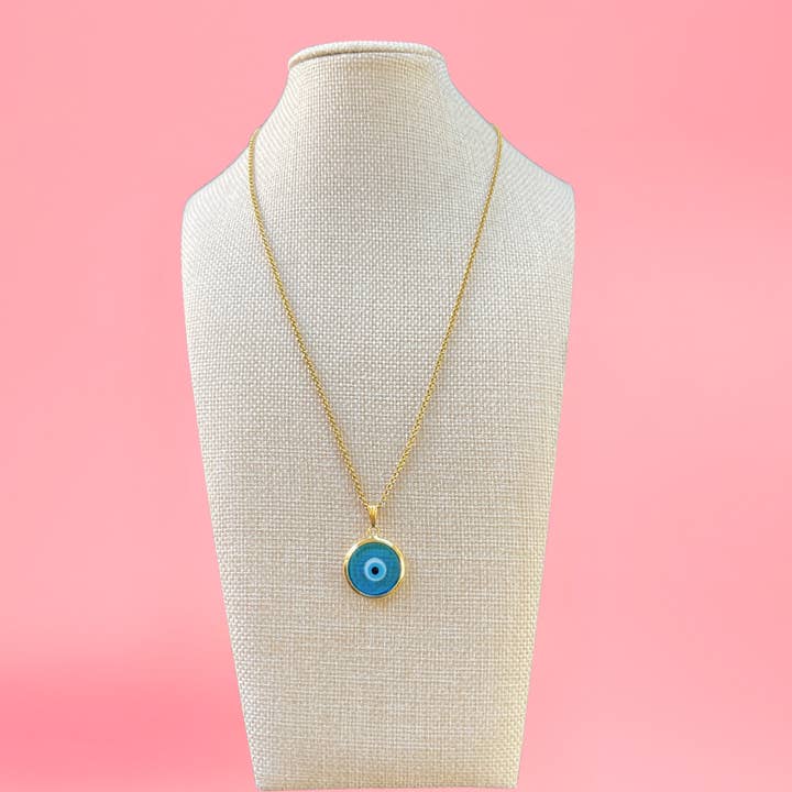 rahaal - Wholesale Jewelry - Men's - Evil Eye Necklace 18K Gold-Plated3