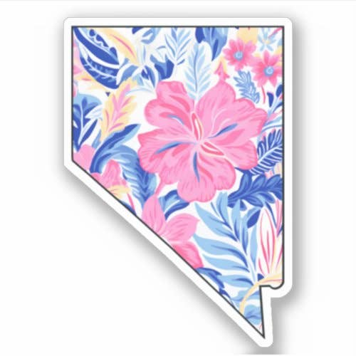Nevada State - Tropisk klistermärke - Bring Summer Vibes för wholesale av Lake Bar Gifts