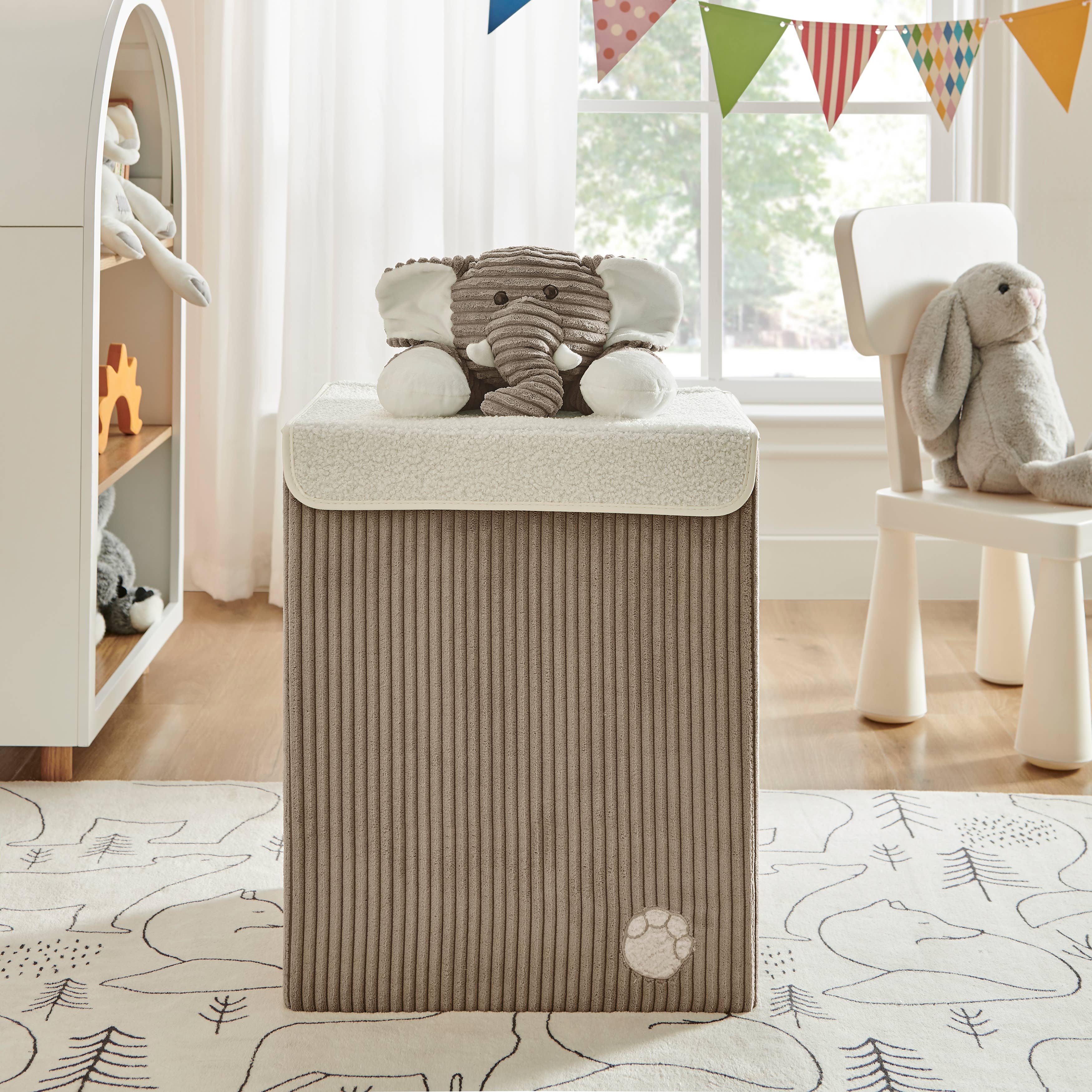 Danya B - Wholesale Laundry Hamper - Collapsible Corduroy Kids Plush Laundry Hamper Toy Storage20