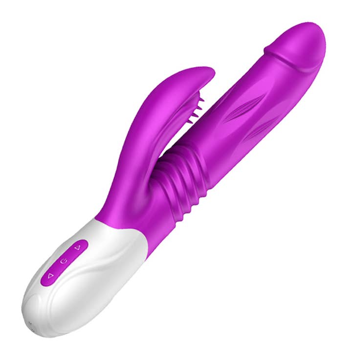 Playful Toy Wholesale - Wholesale Sex Toy - Thrusting Rabbit Vibe for Women with 7 Vibration Modes