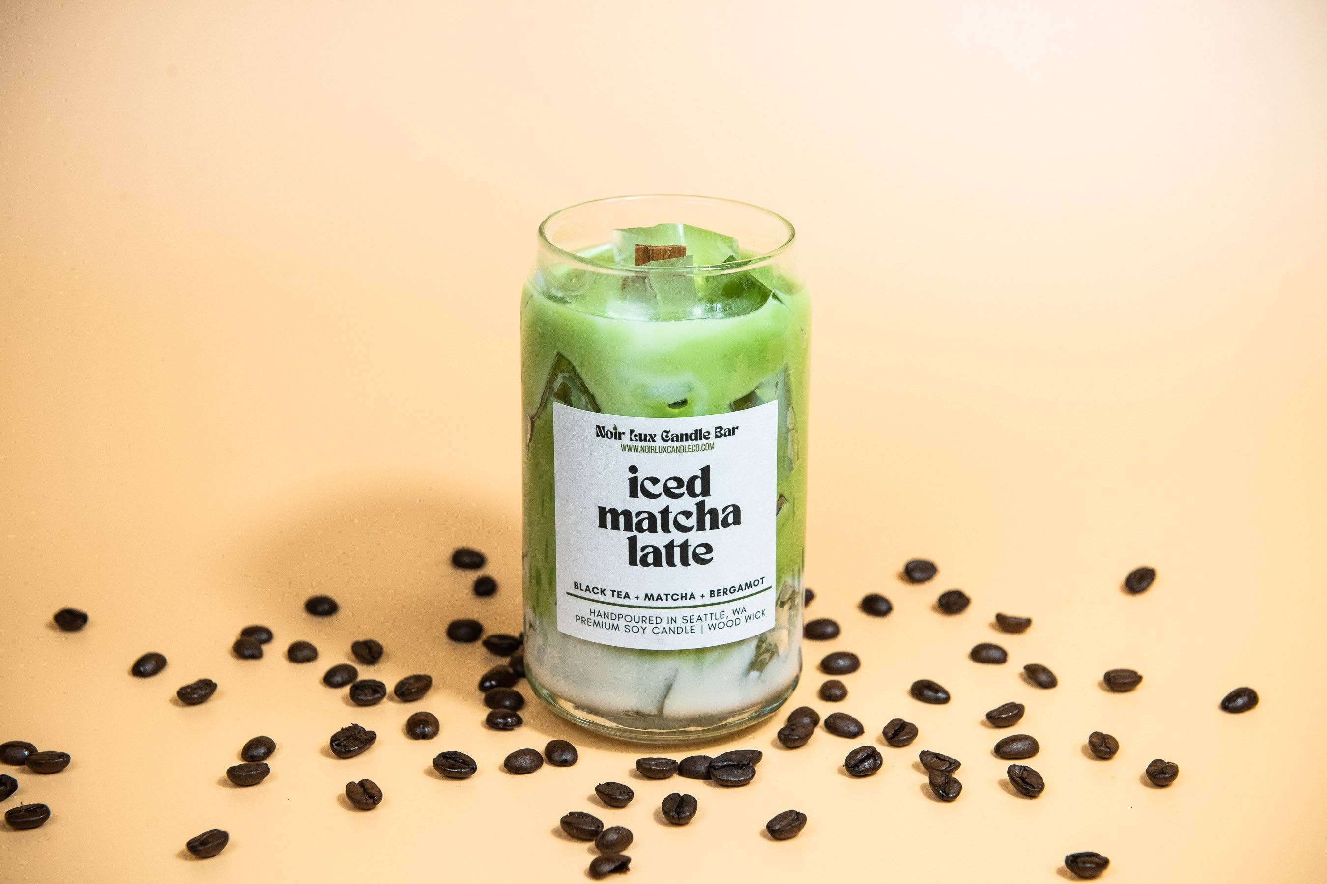 Noir Lux Candle Co - Wholesale Pot/gevulde kaars - Matcha Latte met ijs6