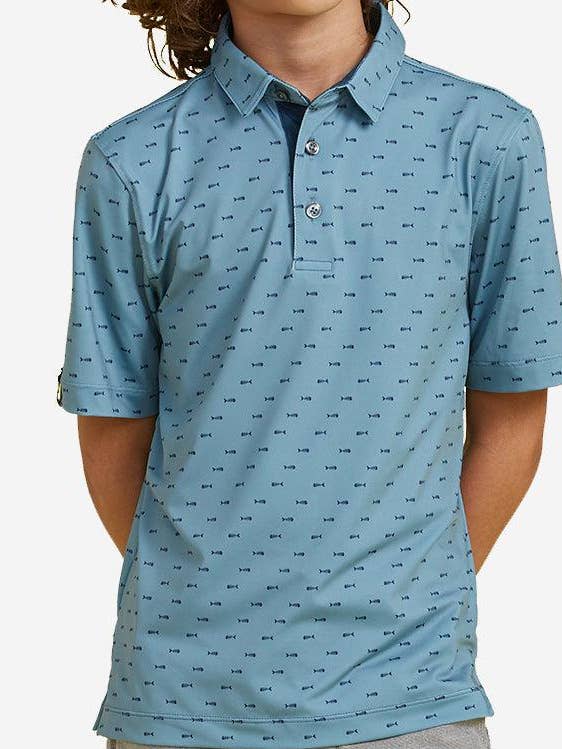 Proper Kids Polo - Fish Bones for wholesale by Devereux