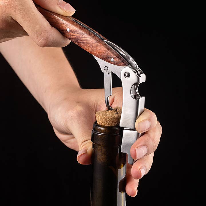 Sostraw & SmartThings - Wholesale Bottle/Wine Opener - Luxury Corkscrew in PU leather case - 6 models10