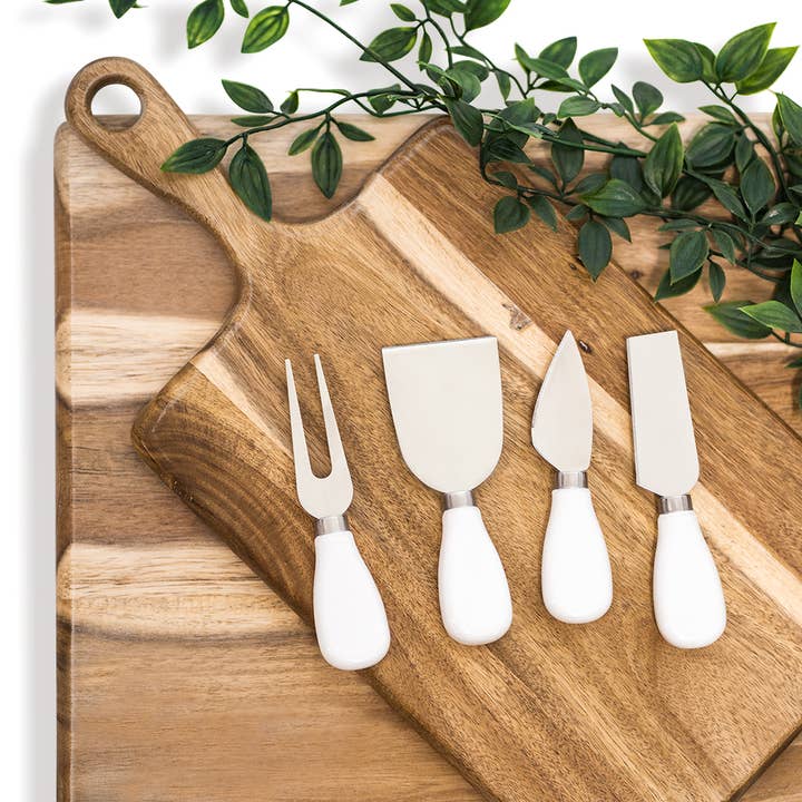 Lynn & Liana Designs - Wholesale Cheese Spreader - Cheese Knife and Spreader Set with Gift Box (set of 4)