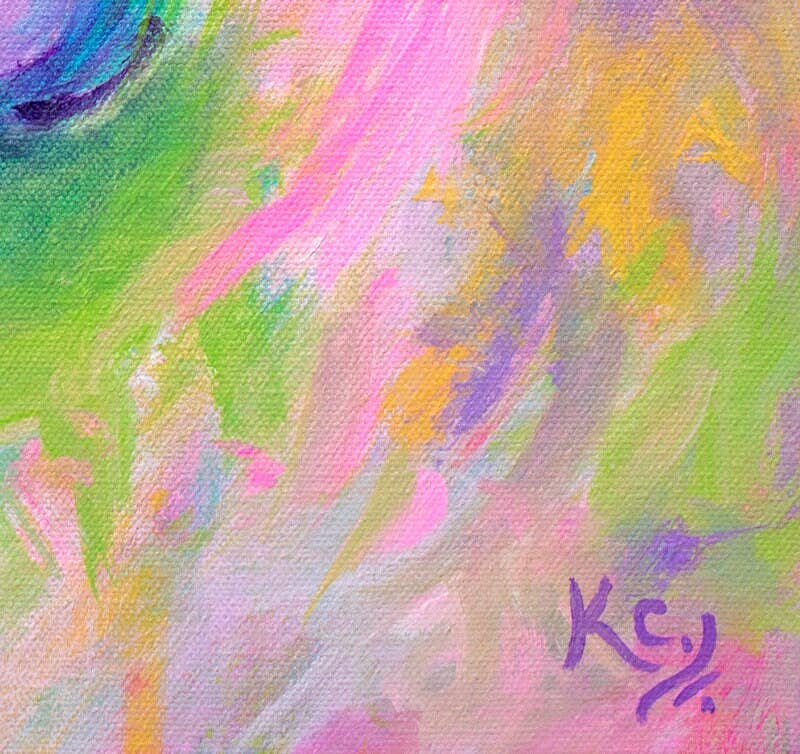 Krystle Cole Fine Art - Wholesale Art Print - Rainbow French Bulldog Frenchie Art Print3