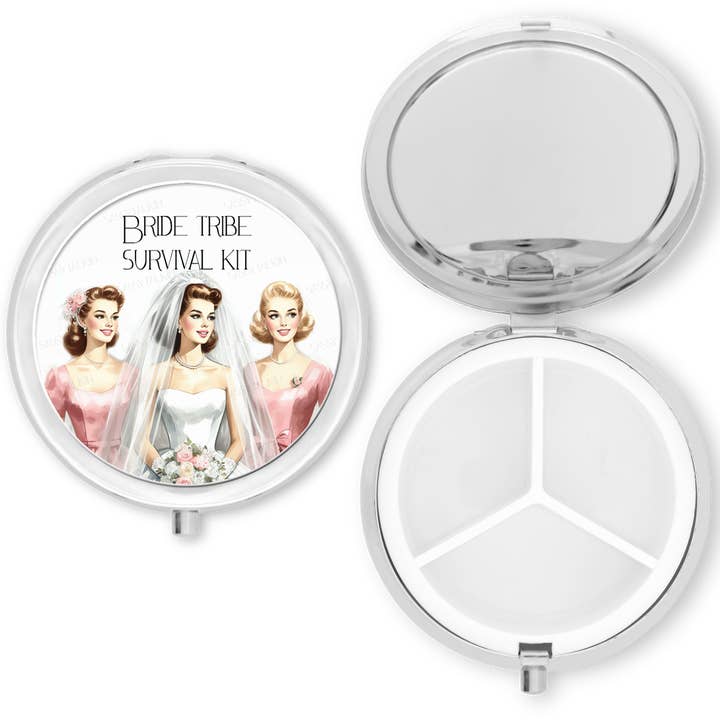 Sassy Talkin - Vente Pilulier - Organisateur de Pilules pour Sac à Main, Kit de Survie pour la Tribu de la Mariée