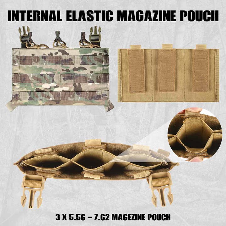 Antarctica Outdoors - Vendita all'ingrosso Ornamenti/decorazioni per esterni - Votagoo Gilet Tattico da Combattimento Outdoor in Nylon 1000D Porta Piastre14