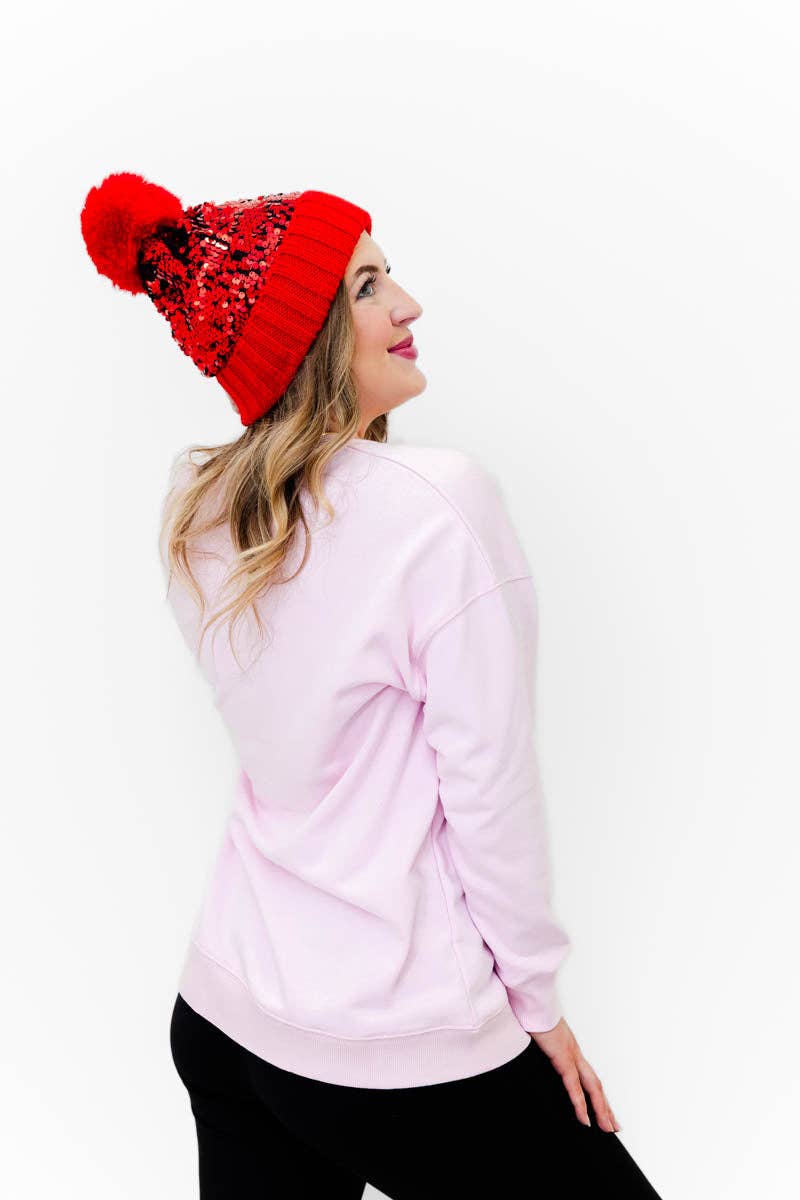 Whiskey Darling - Wholesale Graphic Sweatshirt - Women's - Dear Santa Sparkle Sweatshirt6