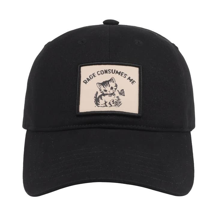 HatPhile “Rage Consumes Me” Cat Patch Cap for wholesale by HATPHILE