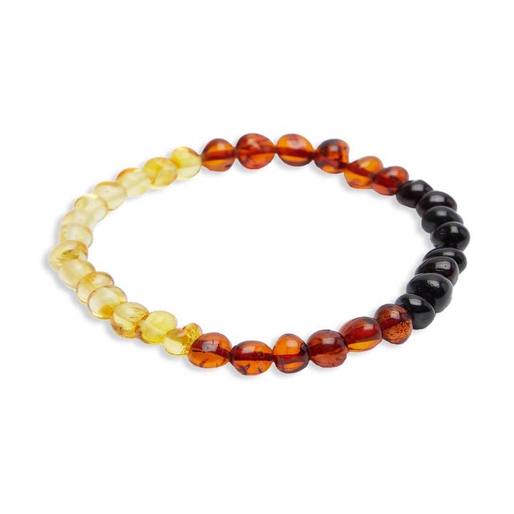 Amber „Healing Fire“ regnbue armbånd for engroshandel hos KARMA YOGA SHOP