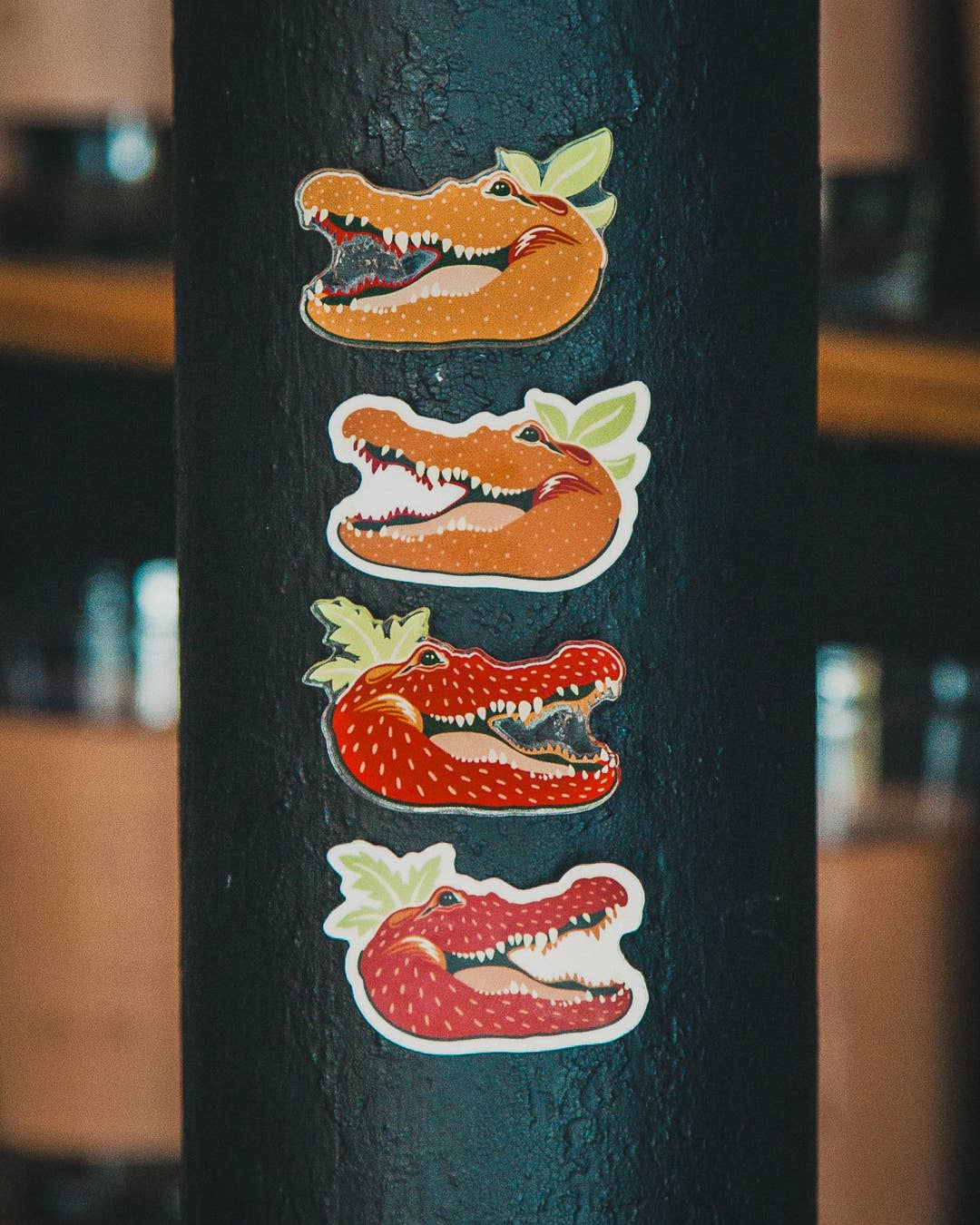 Freehand Goods - Vente Aimants - Ensemble d'aimants et d'autocollants Gator2