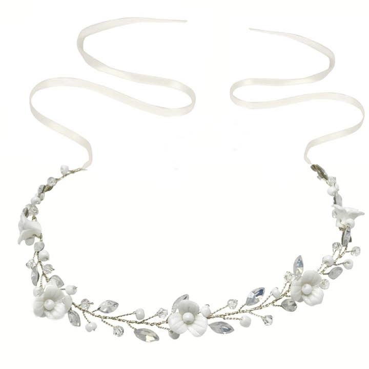 Athena Bridal Jewellery – Großhandel Haarschmuck-Set – Demen – HARMONY HAARRANKE, HP223, SILBER5