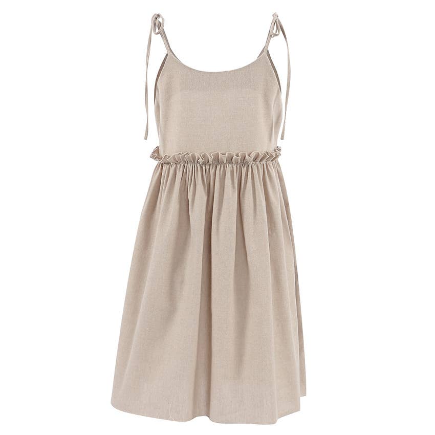 Hope & Sunshine - Wholesale Dress - Women's - Cotton Linen A-Line Sundress4