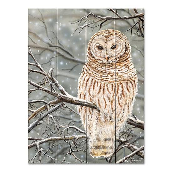 Snowy Owl - 12x16 Wood Pallet Wall Art -AB173PAL for wholesale by Penny Lane Fine Art