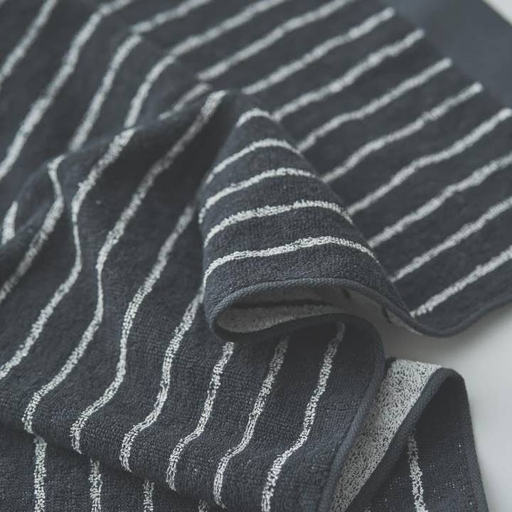 REALJAPANPROJECT - Wholesale Bath towel - Murakami Pile WA-SHI Stripe Towel Imabari 4 Colors9