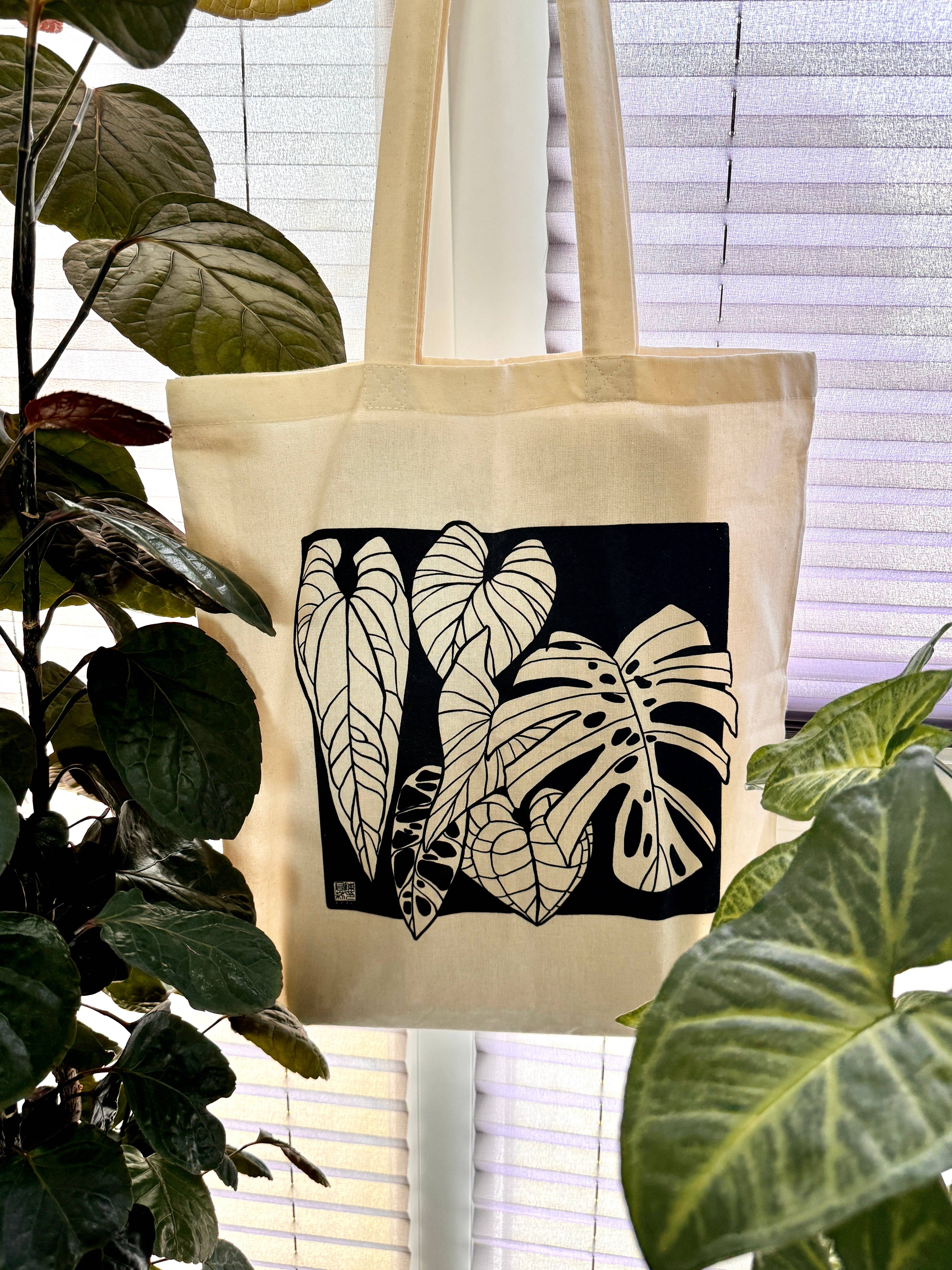 itsjunli - Wholesale Tote Bag - Unisex - Home Jungle Screen Print | Tote Bag1