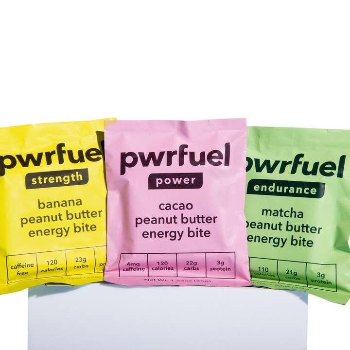 pwrfuel - Wholesale Snack Bar - endurance box (12 packs) - matcha peanut butter energy bite2