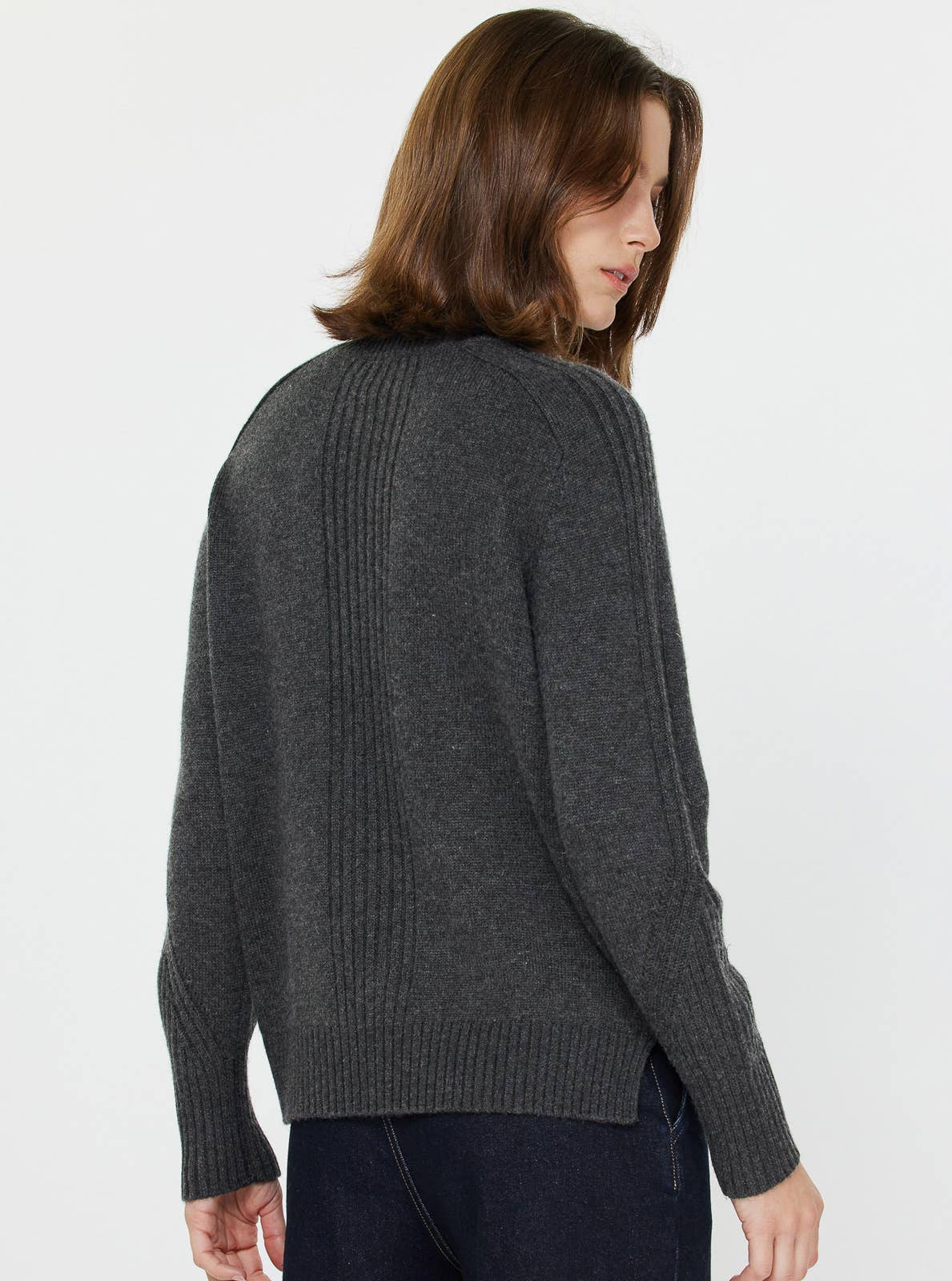 Current Air - Wholesale Knit Sweater - Women's - Cashmere Blend Turtleneck Sweater 3