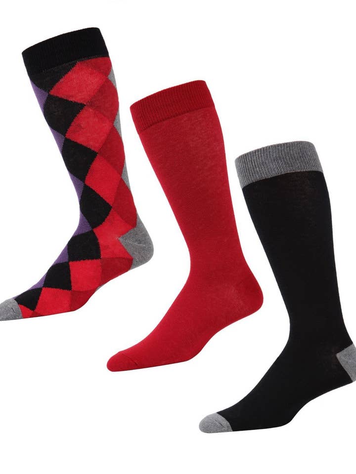 Diamondlap Crew Sock 3 Pack for wholesale by Infinity Classics International Inc.