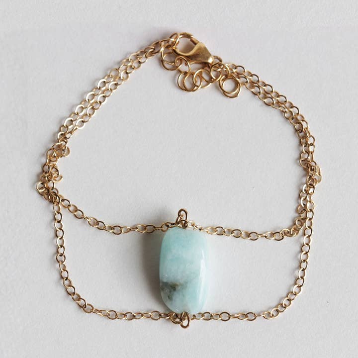 Bracciale a strati in amazzonite | Montego Bay per la vendita all'ingrosso da parte di Chains By Lauren