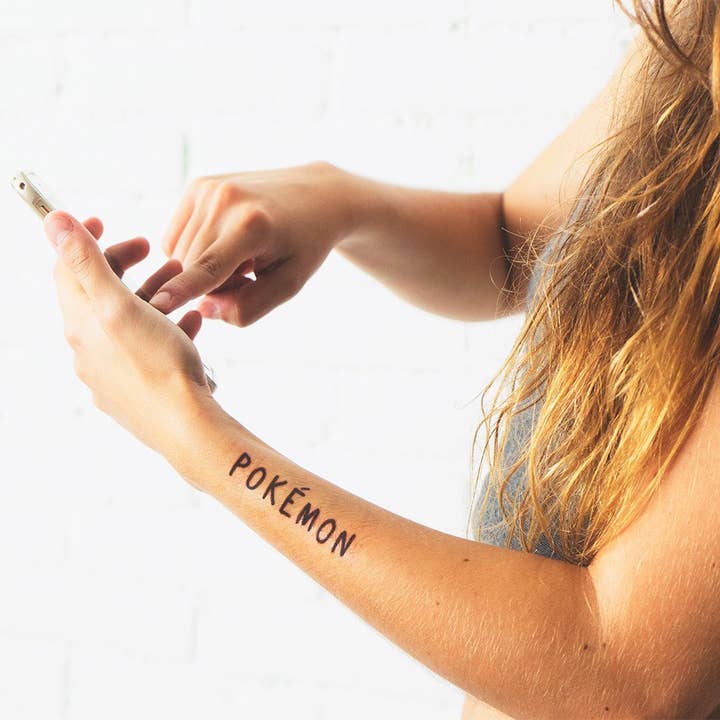 Tattoonie - Wholesale Temporary Tattoo - POKÉMON Tattoo (Pack of 2)