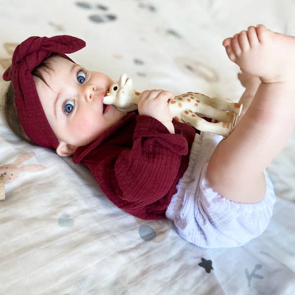 BURGUNDY BLOUSE for wholesale by Petit Martin