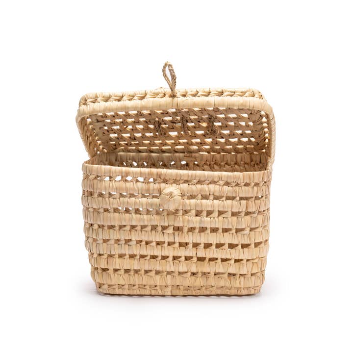ZocoChic - Wholesale Basket - Moroccan palm storage basket 30cm and 20cm, wicker.1