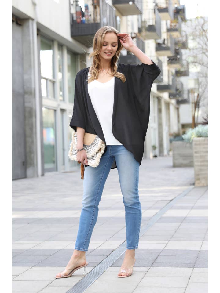 42POPS - Wholesale Kimono - Dames - Kimono Chiffon Vest8