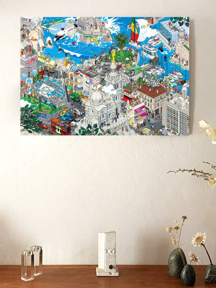 Tabelle von Marseille - Format XL für den Großhandel von marsdesign artshop