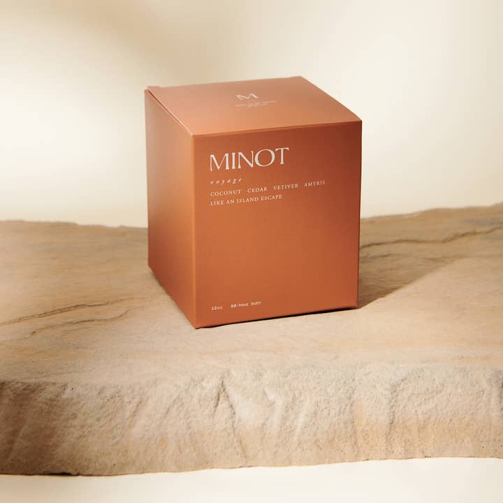 Minot – Engroshandel Glaslys – Voyage - Luksus Ikke-giftig Sojalys, 12 oz.1