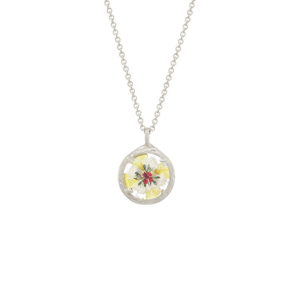 Catherine Weitzman – wholesale Pendant/charm necklace – Mini Flower Mandala Necklace1