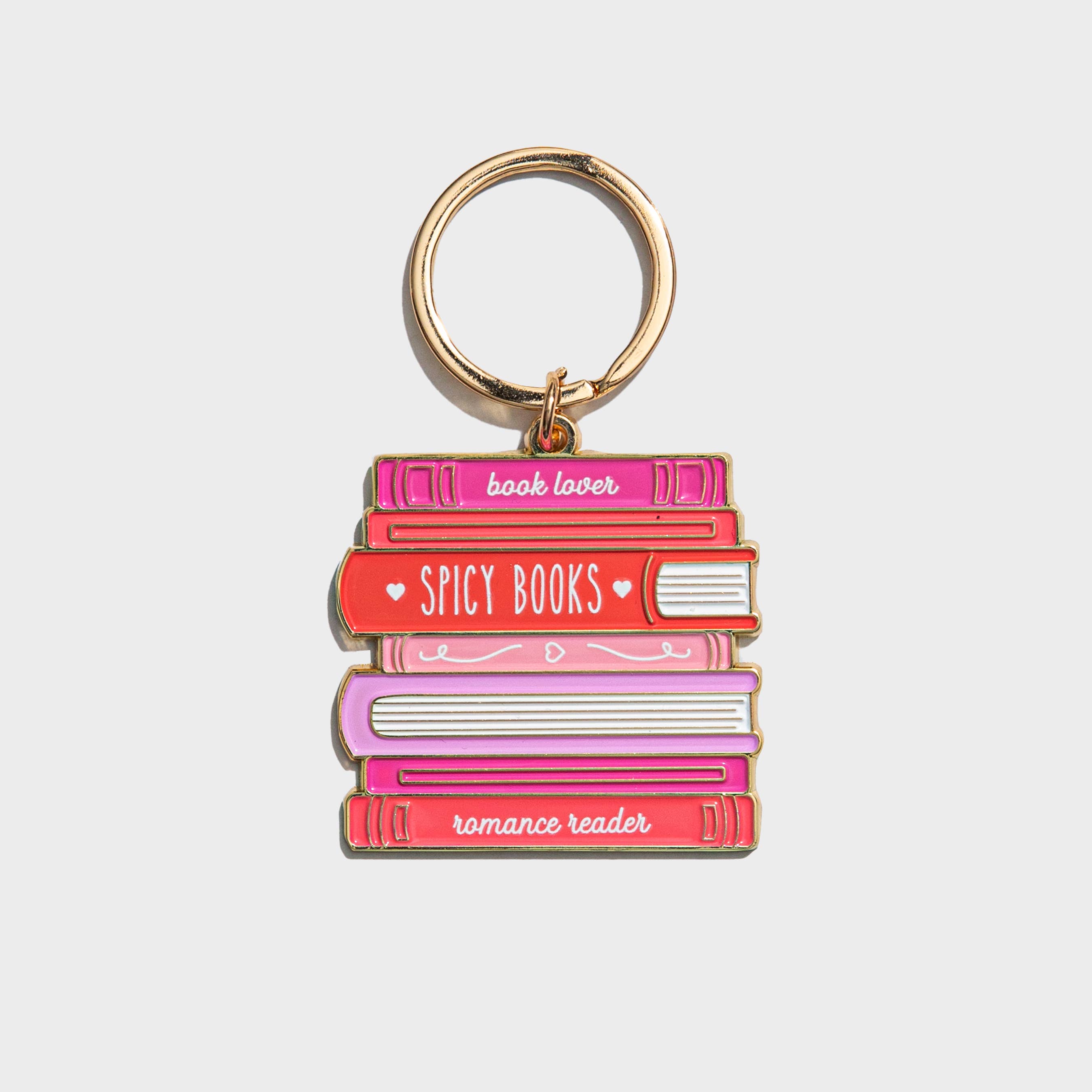 Brittany Paige - Wholesale Keychain – Women's - Spicy Romance Books Enamel Keychain Bag Charm