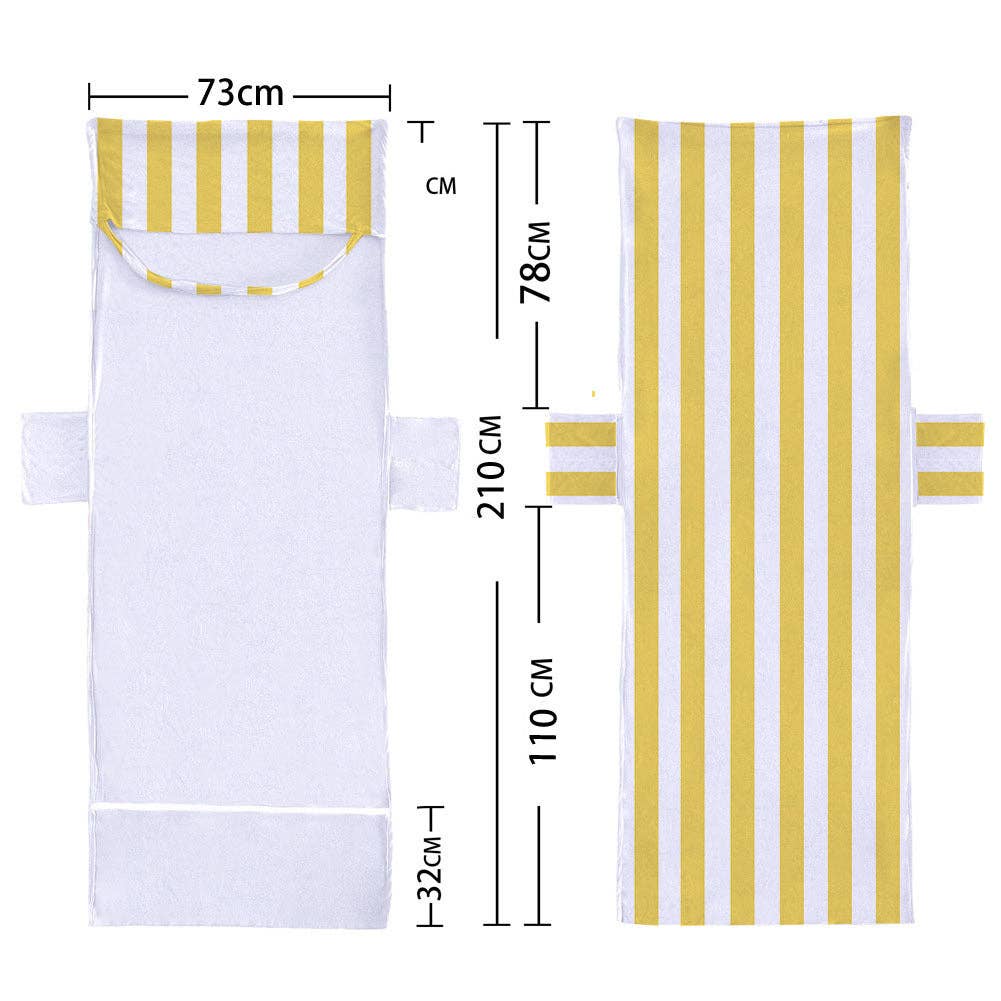 pinkblu02 – Engroshandel Strandhåndklæde – Mode Casual Stribet Geometriske Strandhåndklæder8