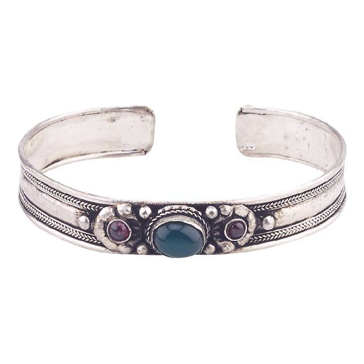 Benjamin International - Vendita all'ingrosso Bracciale a polsino - Polsino in malachite da 1/4»