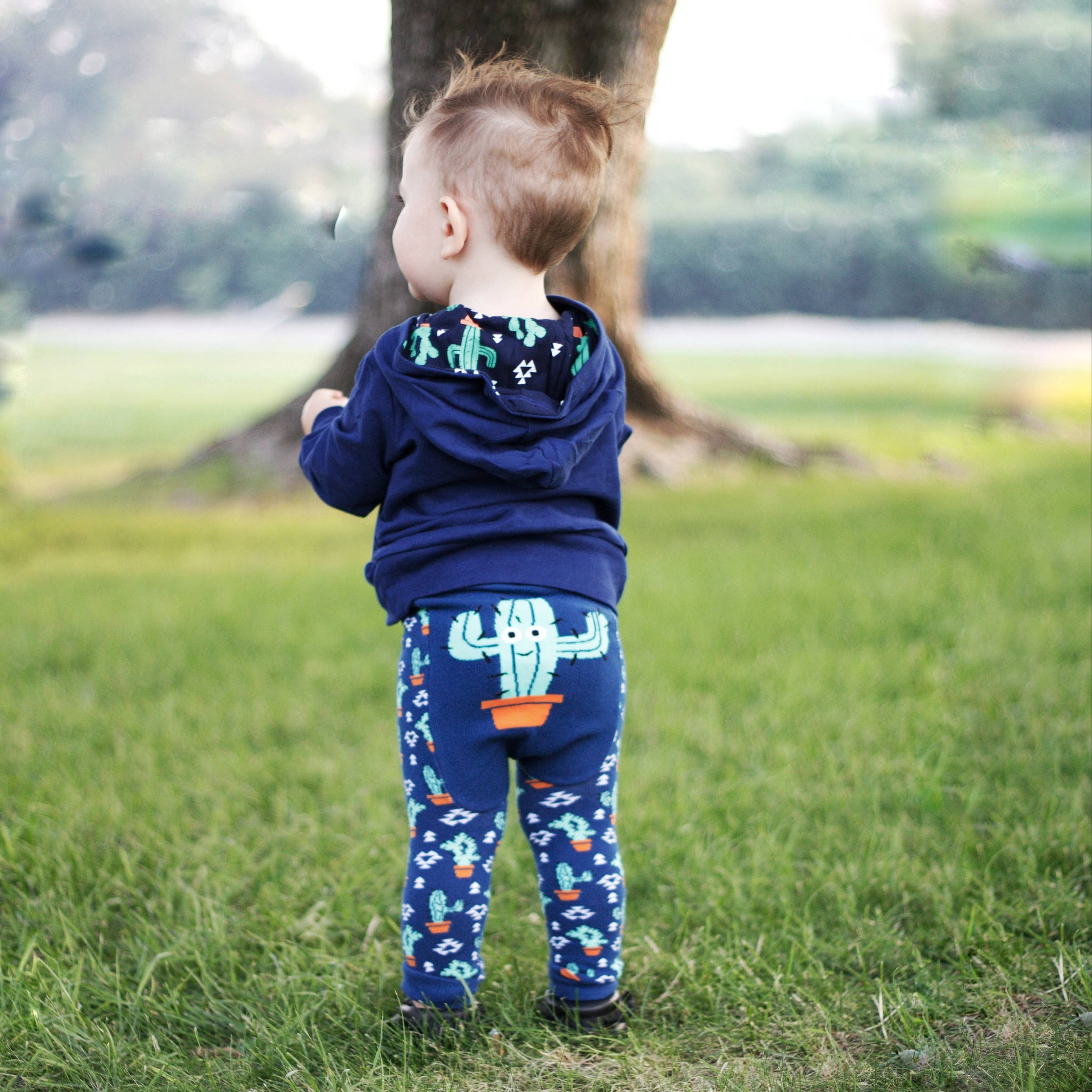 Doodle Pants - Vendita all'ingrosso Felpa con cappuccio - Bambini - Felpa con cappuccio Western Prickly Cactus per bambini e bambini4