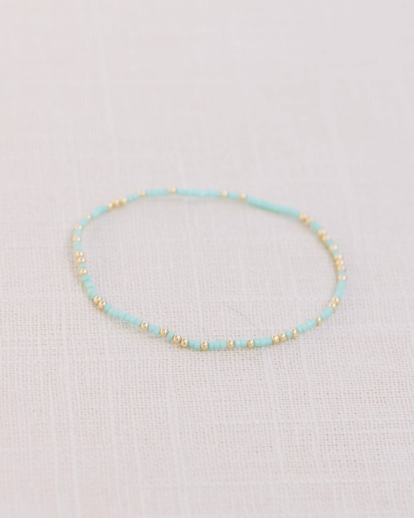 Coast and Cove - Wholesale Beaded Bracelet - Goldie Sprinkle - Teal1