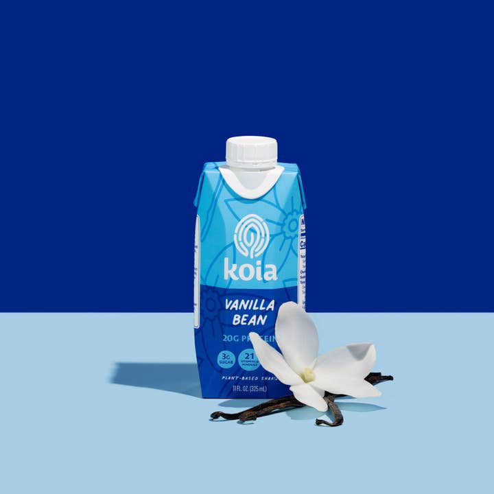 Koia - Wholesale Protein/Superfood Powder - Vanilla Bean Nutrition Shake - 12pk Shelf Stable