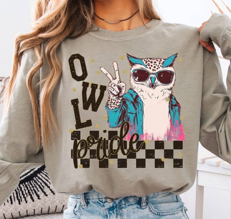 The Lyrical Spirit, LLC - Wholesale T-Shirt (Graphic) - Women's - School Spirit Mascot Pride Sandstone LS CC T-Shirt 16