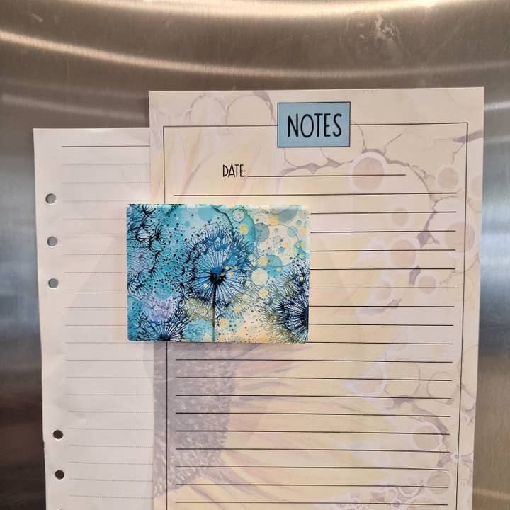 By Jo Crafts – wholesale Magnet – 76-MG Turquoise Dandelion Magnet 5