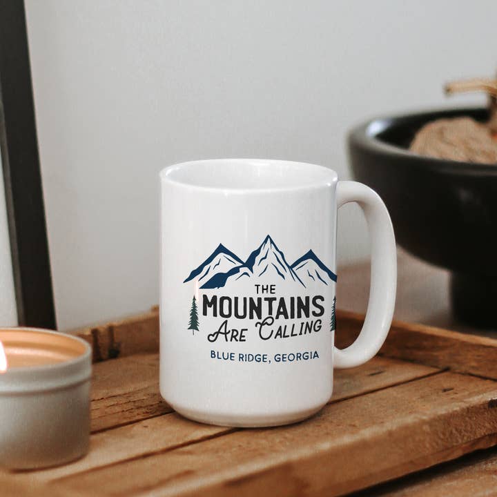Canary Road - Wholesale Coffee Mug - Mountains Are Calling Mug, Camping Coffee Cup, RV Resort