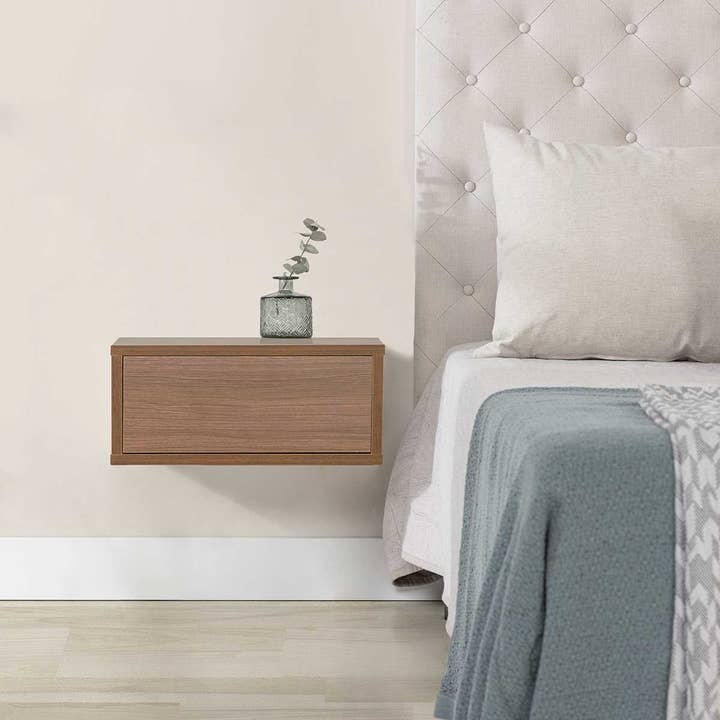 Gdeco – Großhandel Schlafzimmermöbel – Push Couchtisch mit 1 Schublade. Canaleto Melamin, Nussbaum, 19 mm