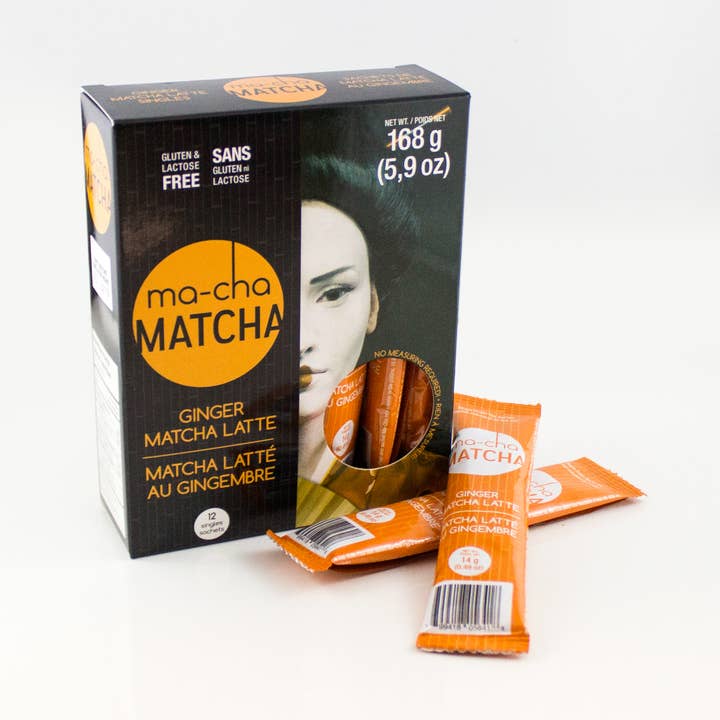 1.08 oz. Ma-cha Stick Ginger for wholesale by Tea Squared