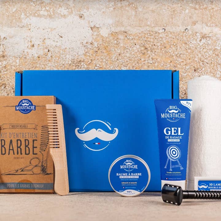 Complete beard set 4BM00174 for wholesale by BIG MOUSTACHE