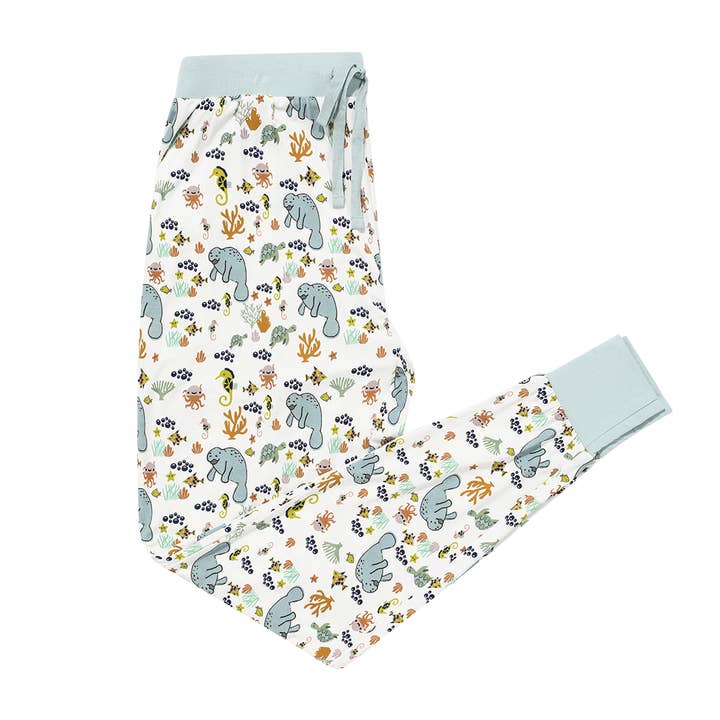 Emerson and Friends - Wholesale Sleepwear Bottom - Women's - Manatee Adult Bamboo Pajamas Women's Jogger0