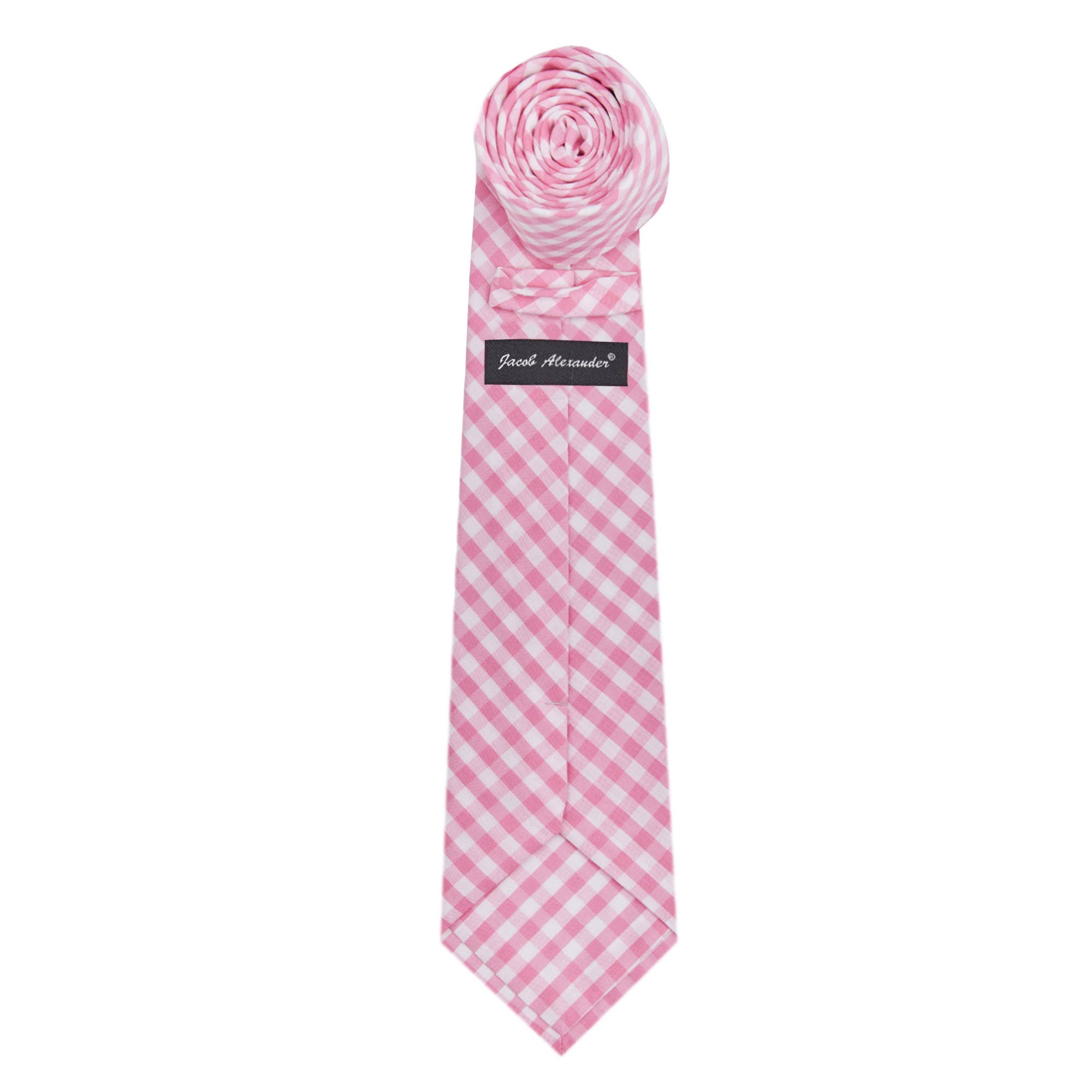 Jacob Alexander - Vendita all'ingrosso Cravatta - Uomo - Cravatta a quadretti gingham da uomo17