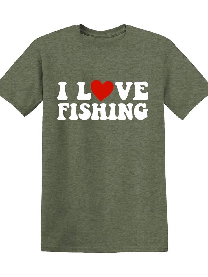 I Love Fishing.. for wholesale by Feelin Good Tees