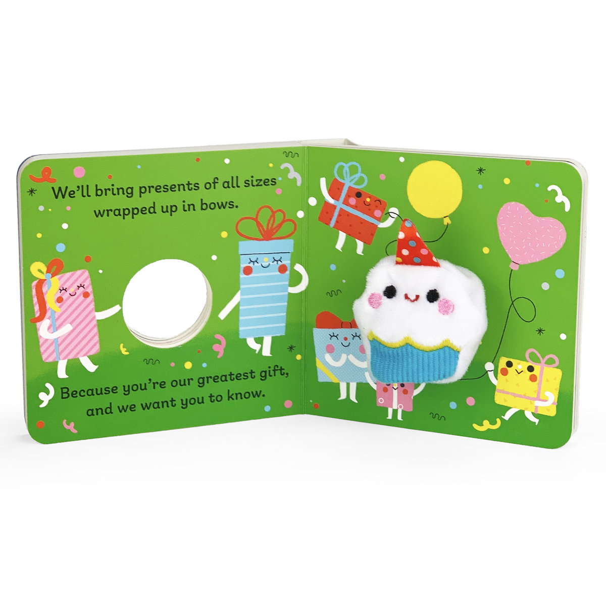 Cottage Door Press - Wholesale Baby & Toddler Book (0-2) - Hooray! It's Your Birthday! Celebration Finger Puppet Book 1