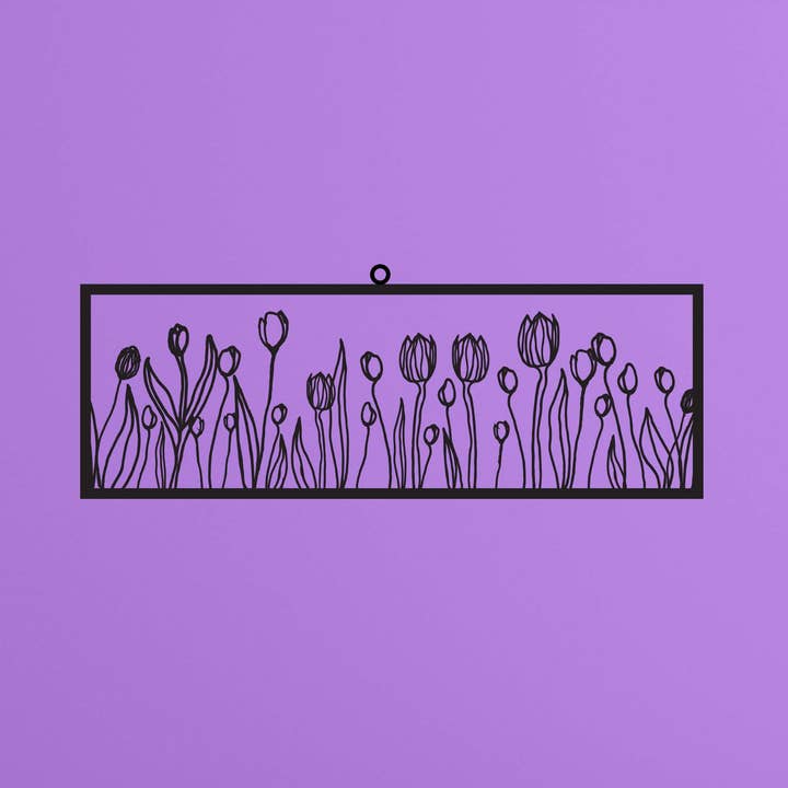 Tulip Time - Metal Wall Art for wholesale by Blackberry Empress